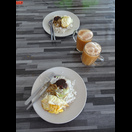 Zweites Frühstück mit Nasi Lemak und Teh Tarik